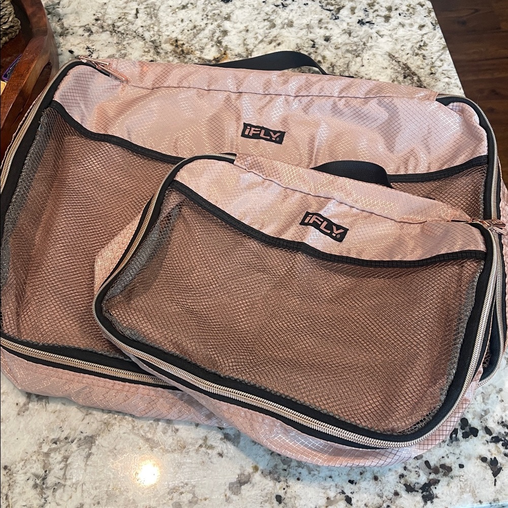 Pink Travel Bag Set